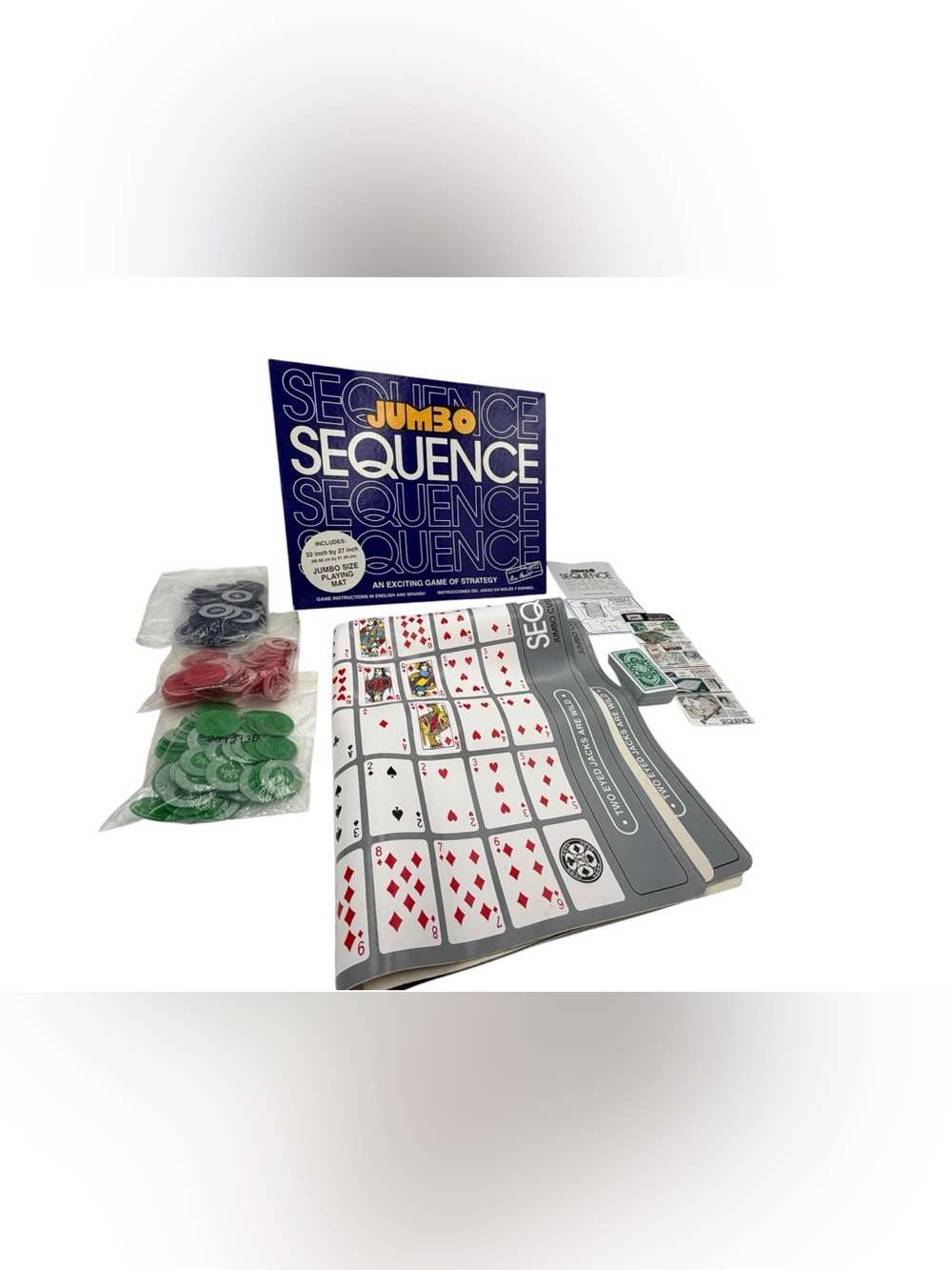Jumbo Sequence Game of Strategy 2018 Jax Games Complete,